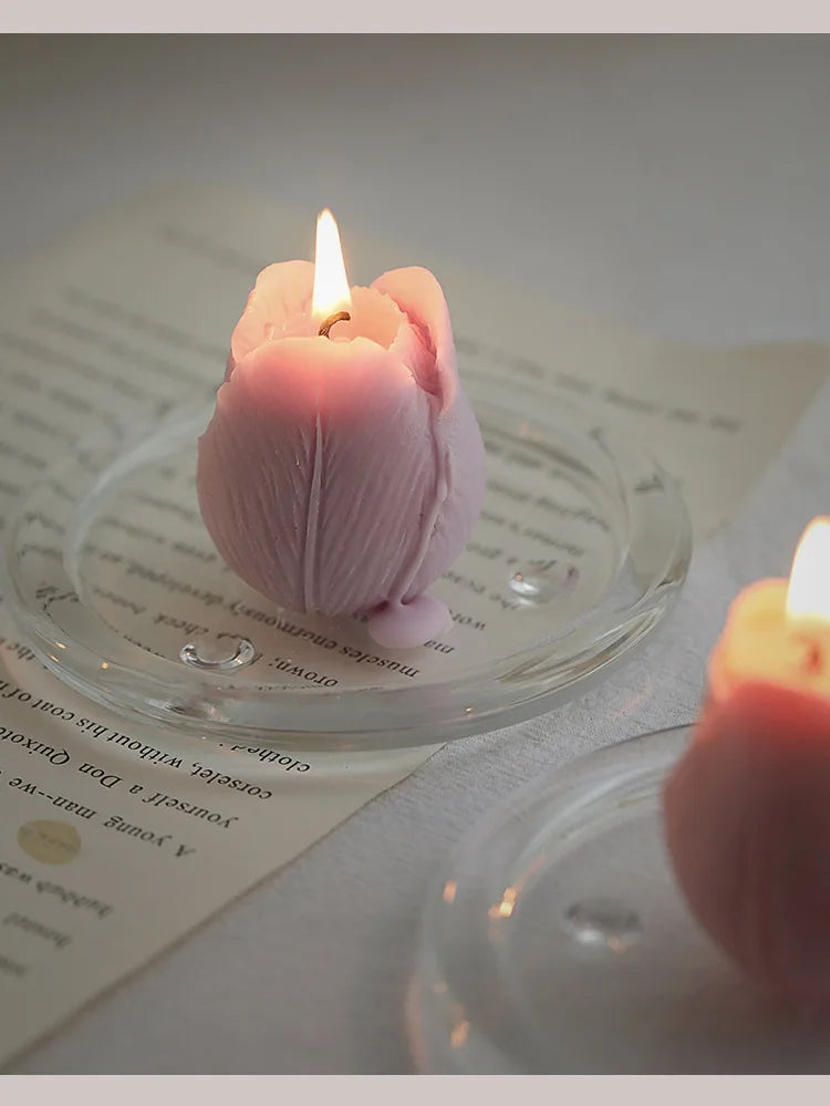 Tulip Scented Candles – Handmade Decorative Flower Candles - candletown.net