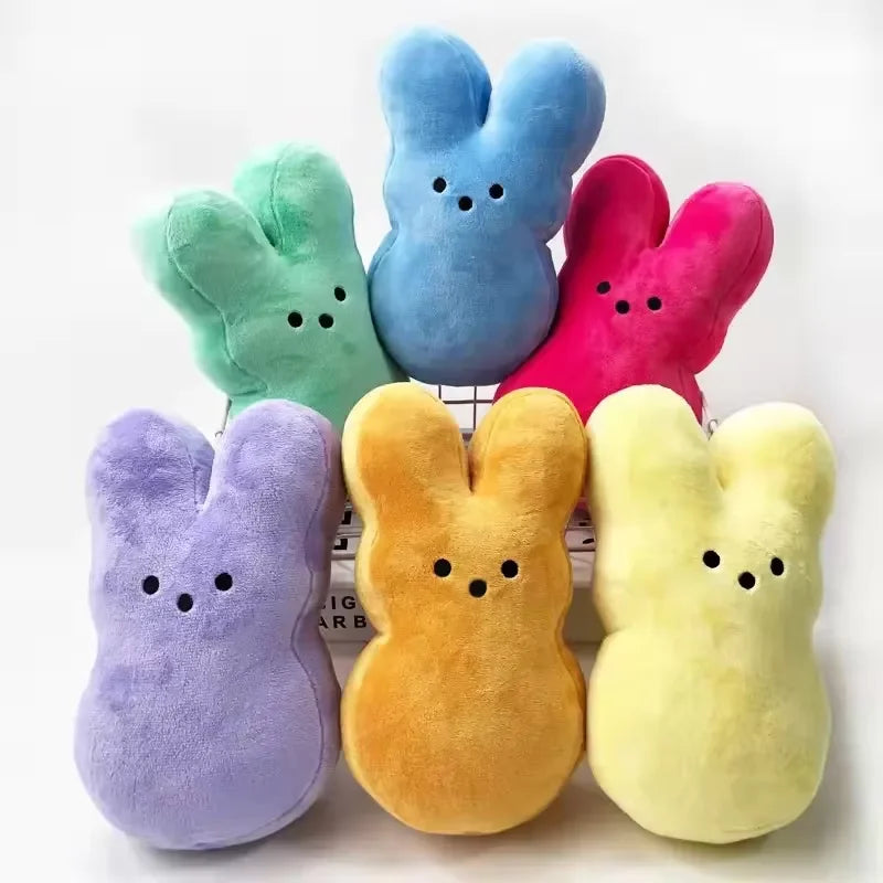 Bunny Plush Toy – Soft Easter Rabbit Pillow for Kids - candletown.net