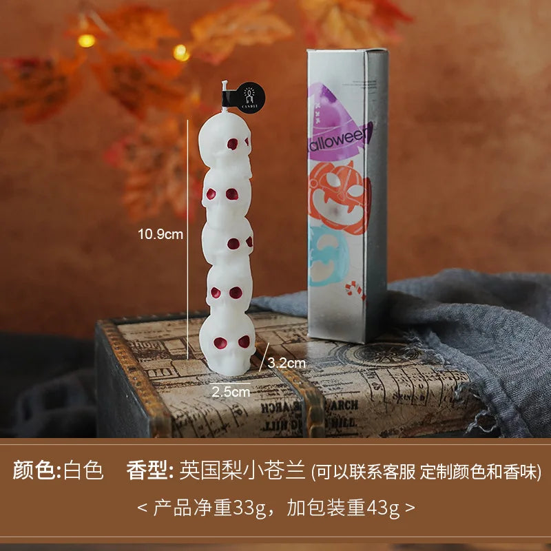 Handmade Halloween Scented Candles – Skull, Pumpkin & Tombstone Designs - candletown.net