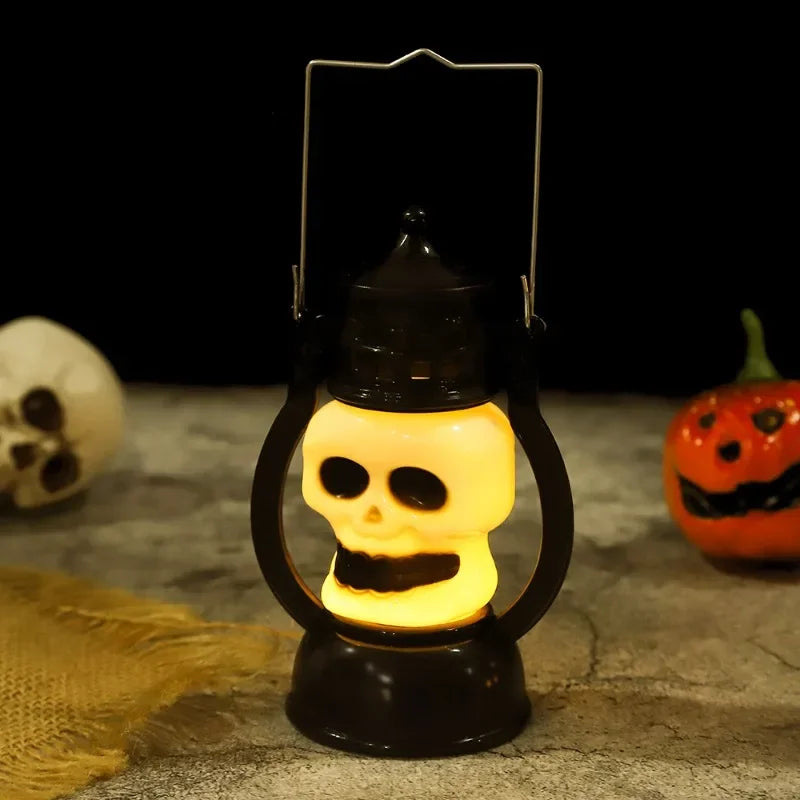 LED Halloween Pumpkin or Skull Lamp – Flameless Vintage Light - candletown.net
