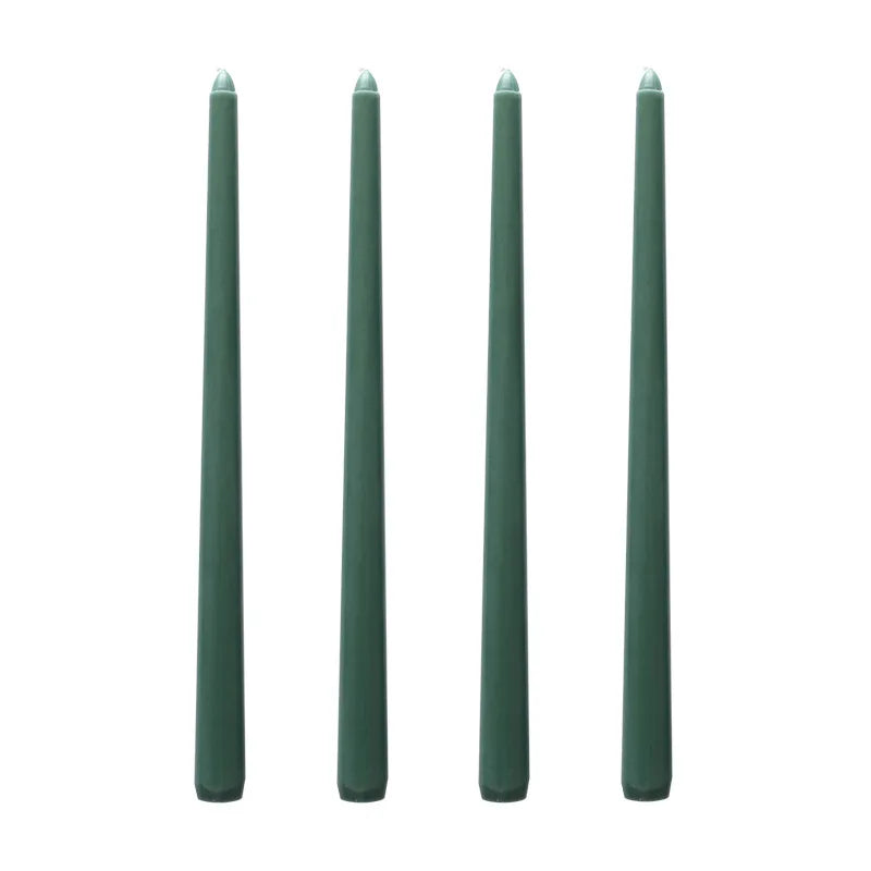 4pcs Colored Taper Candles – Elegant Long Dinner Set - candletown.net