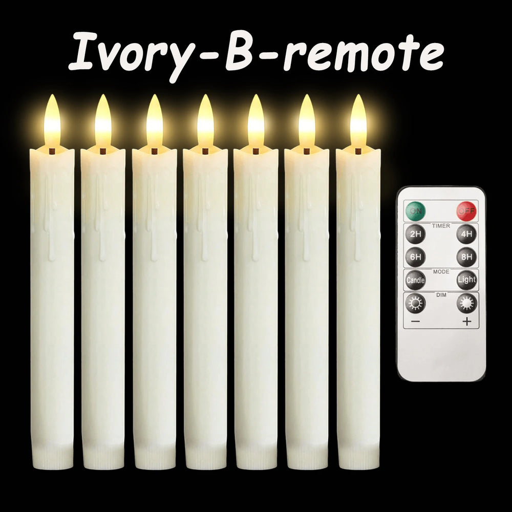 Flameless LED Taper Candles (12–300PCS) - candletown.net