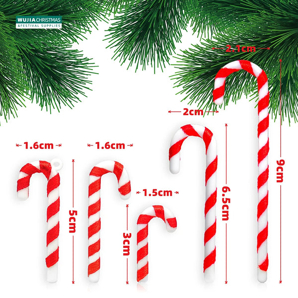 Candy Cane Christmas Ornaments – 30pcs Set - candletown.net
