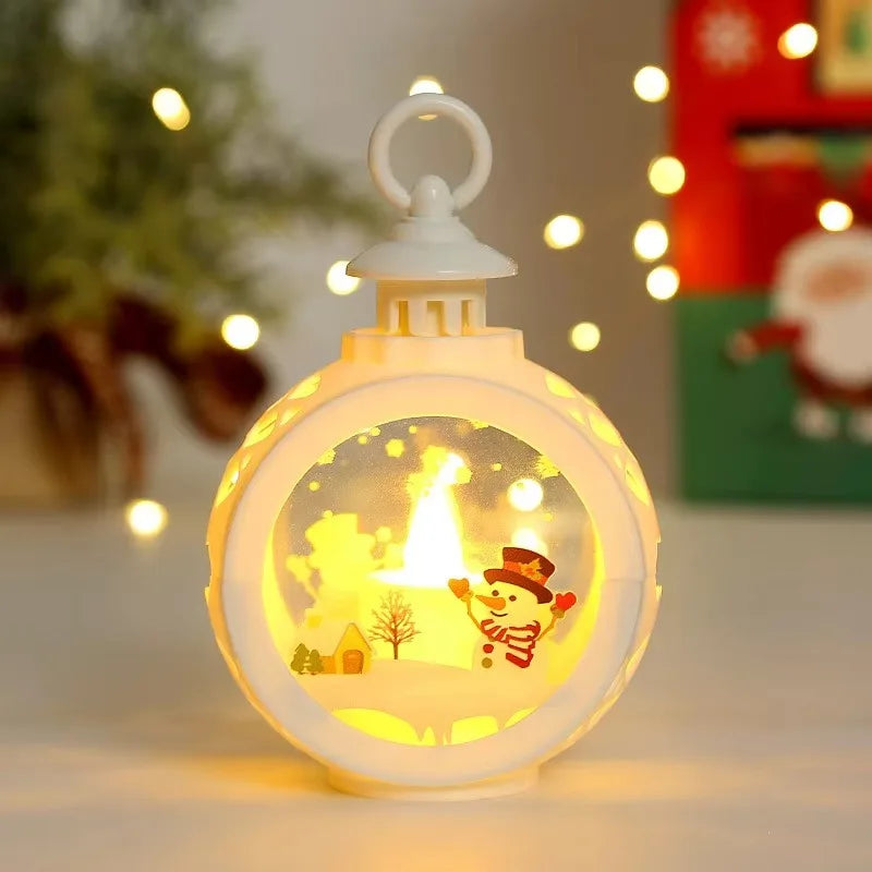 Christmas LED Candle Lantern – Santa & Snowman Edition