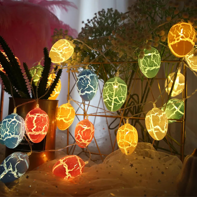 1.5m 10-LED Easter Egg String Lights – Festive Glow for Spring - candletown.net
