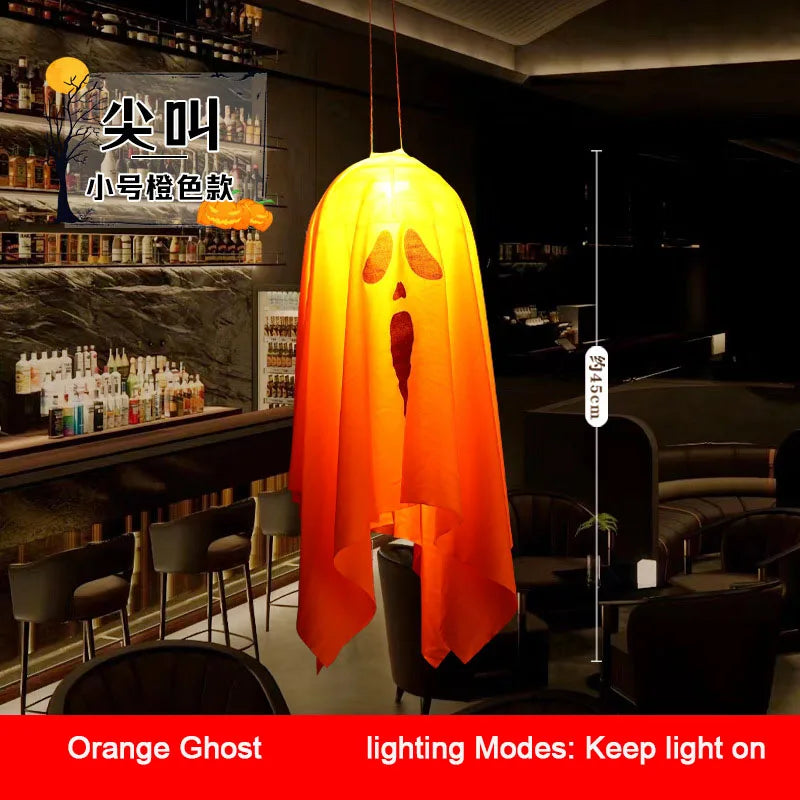Halloween Ghost LED Hanging Decoration – Spooky Prop - candletown.net