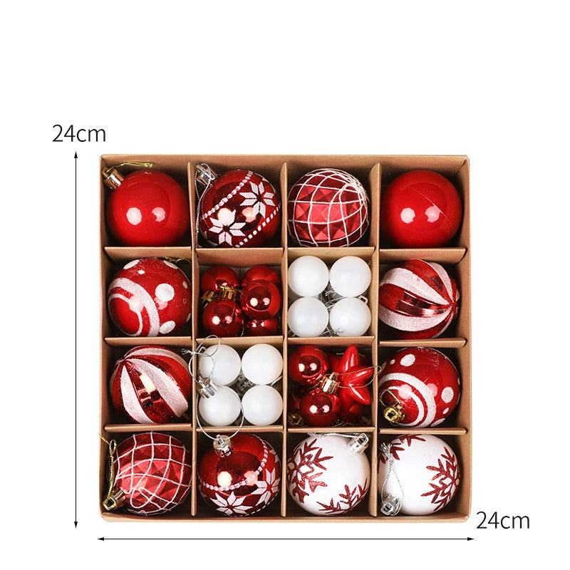 Christmas Ball Ornaments – 36 PCS Decoration Set