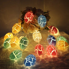 1.5m 10-LED Easter Egg String Lights – Festive Glow for Spring - candletown.net