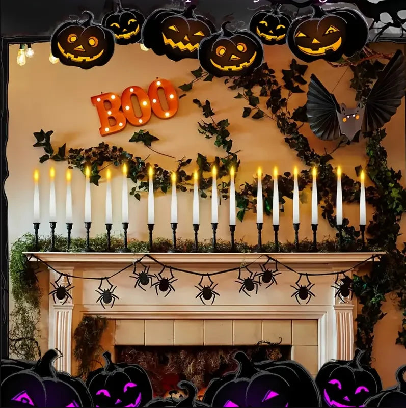 Magic Floating LED Candles with Wand Remote – 10–24 Pack - candletown.net
