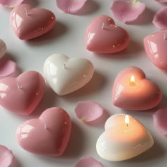 Heart Shaped Scented Candles – Valentine’s Day Set - candletown.net