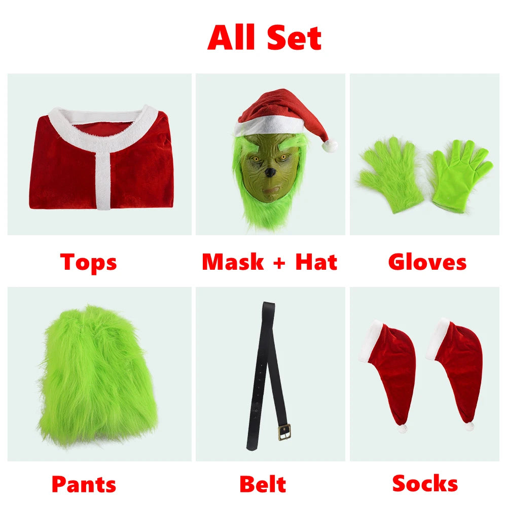 Christmas Grinch Cosplay Costume