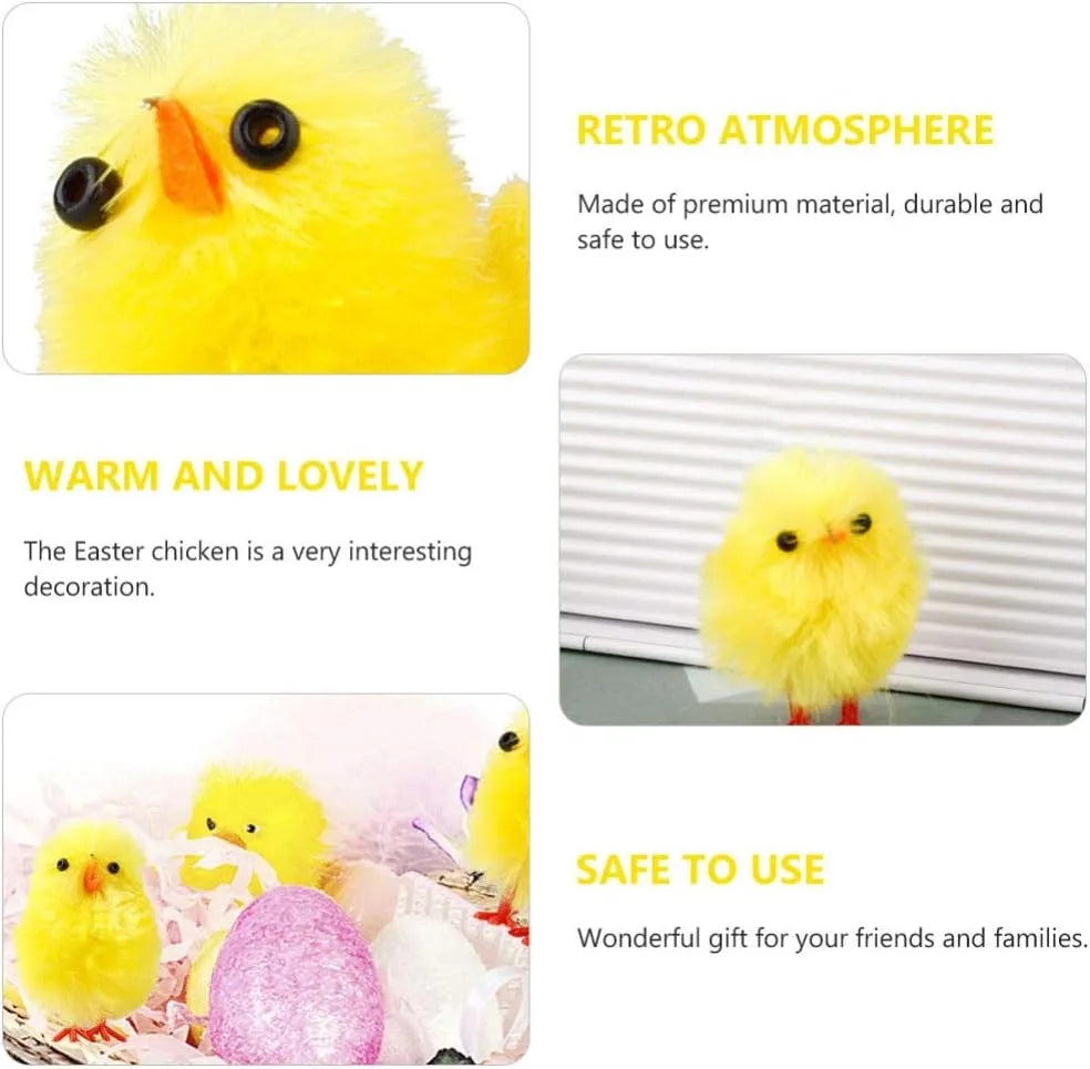 Mini Easter Chick Decoration – Soft & Cute Easter Ornaments - candletown.net