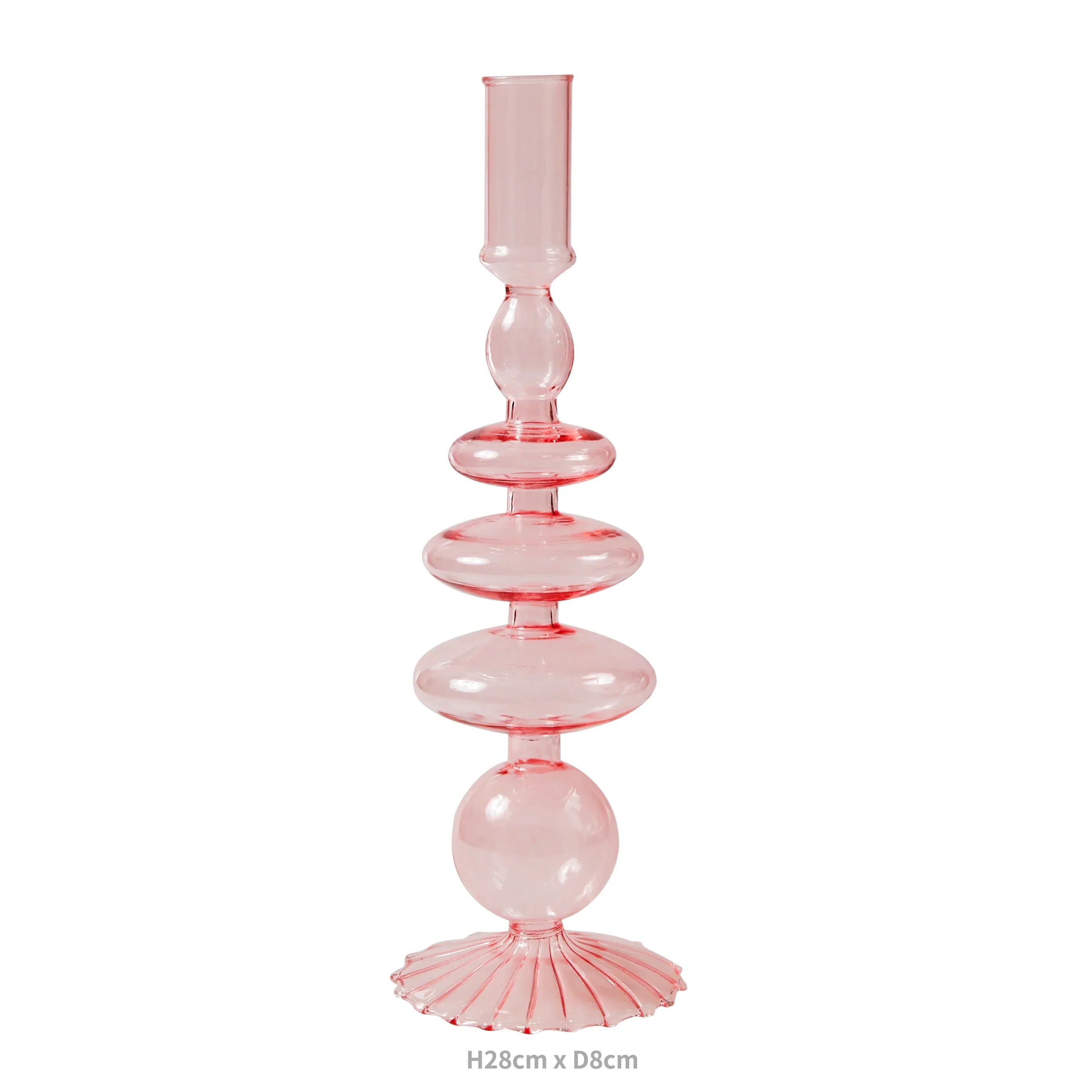 Colorful Glass Candle Holder - candletown.net