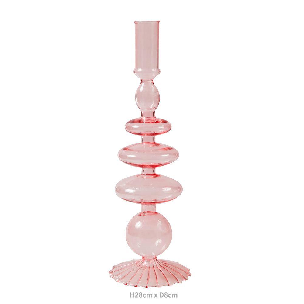 Colorful Glass Candle Holder - candletown.net