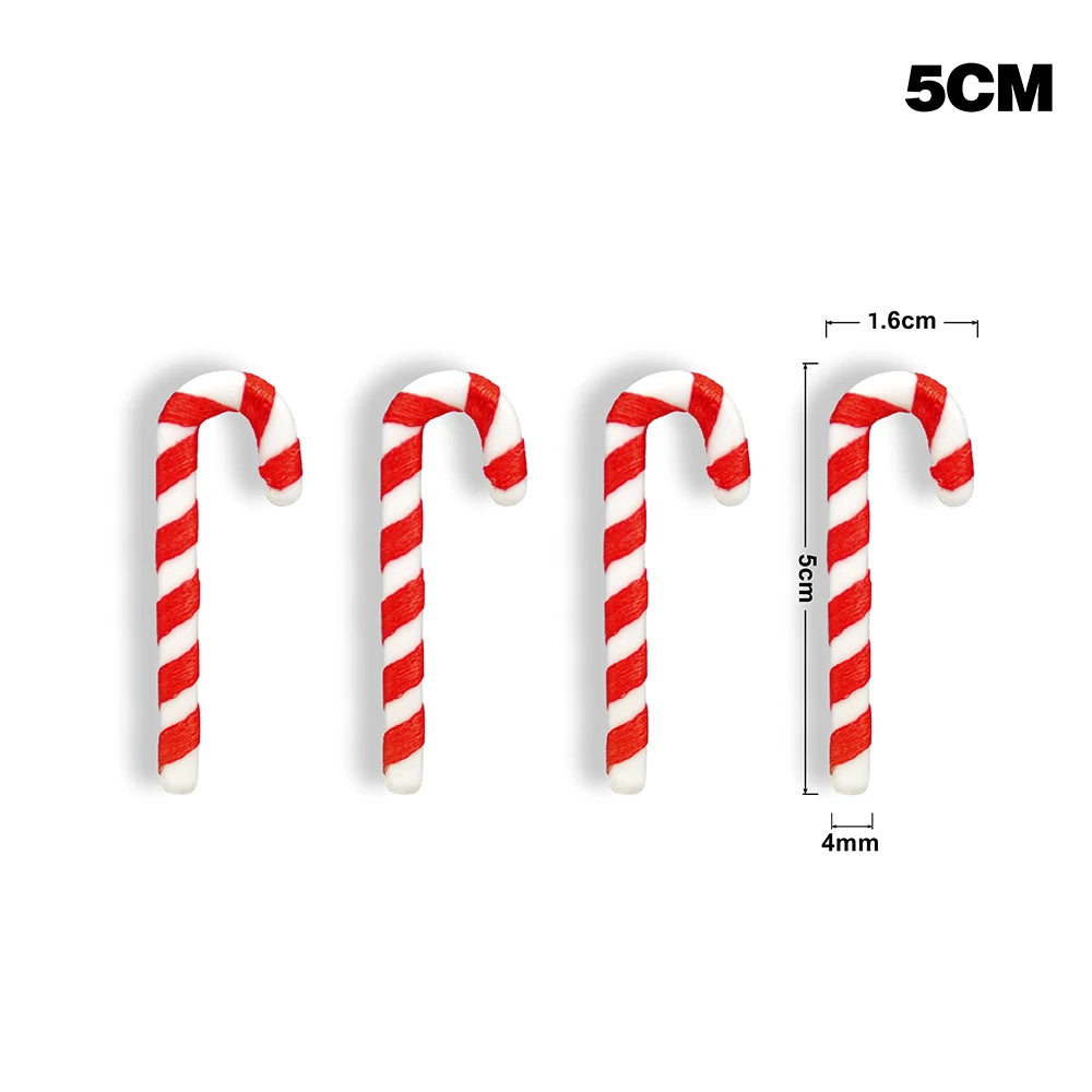 Candy Cane Christmas Ornaments – 30pcs Set
