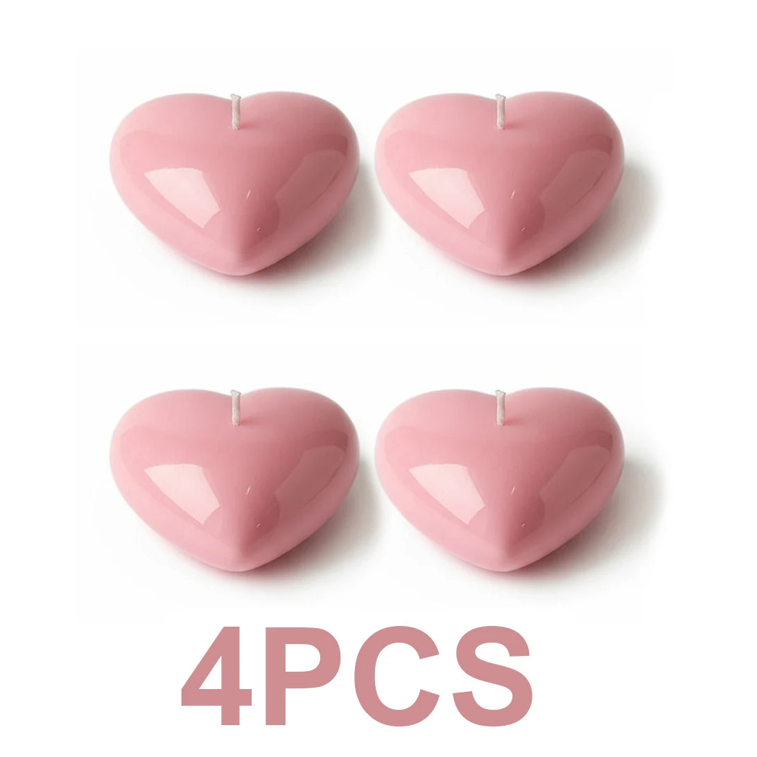 Heart Shaped Scented Candles – Valentine’s Day Set - candletown.net