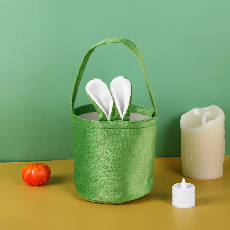 Velvet Easter Bunny Bags – Soft & Adorable Candy Bags for Easter & Celebrations - candletown.net