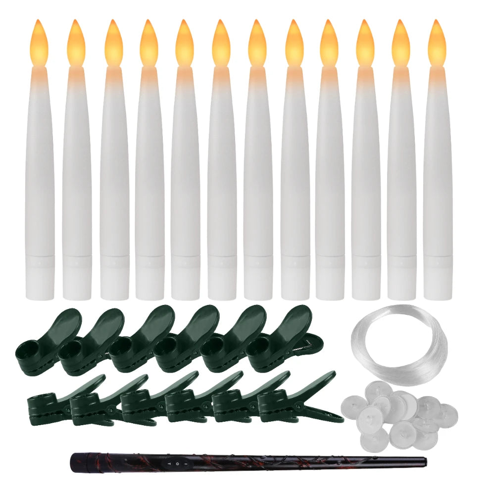 Flameless LED Taper Candles for Christmas Tree - candletown.net