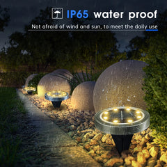 Solar Ground Lights for Garden Paths - candletown.net