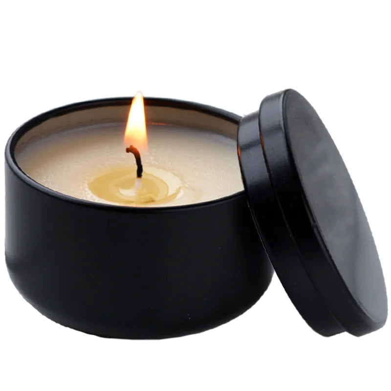 18h Citronella Candle – Natural Mosquito Repellent in Black Tin - candletown.net