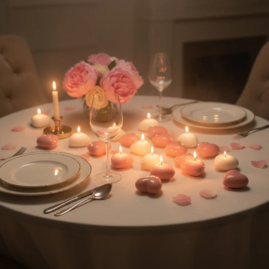 Heart Shaped Scented Candles – Valentine’s Day Set - candletown.net