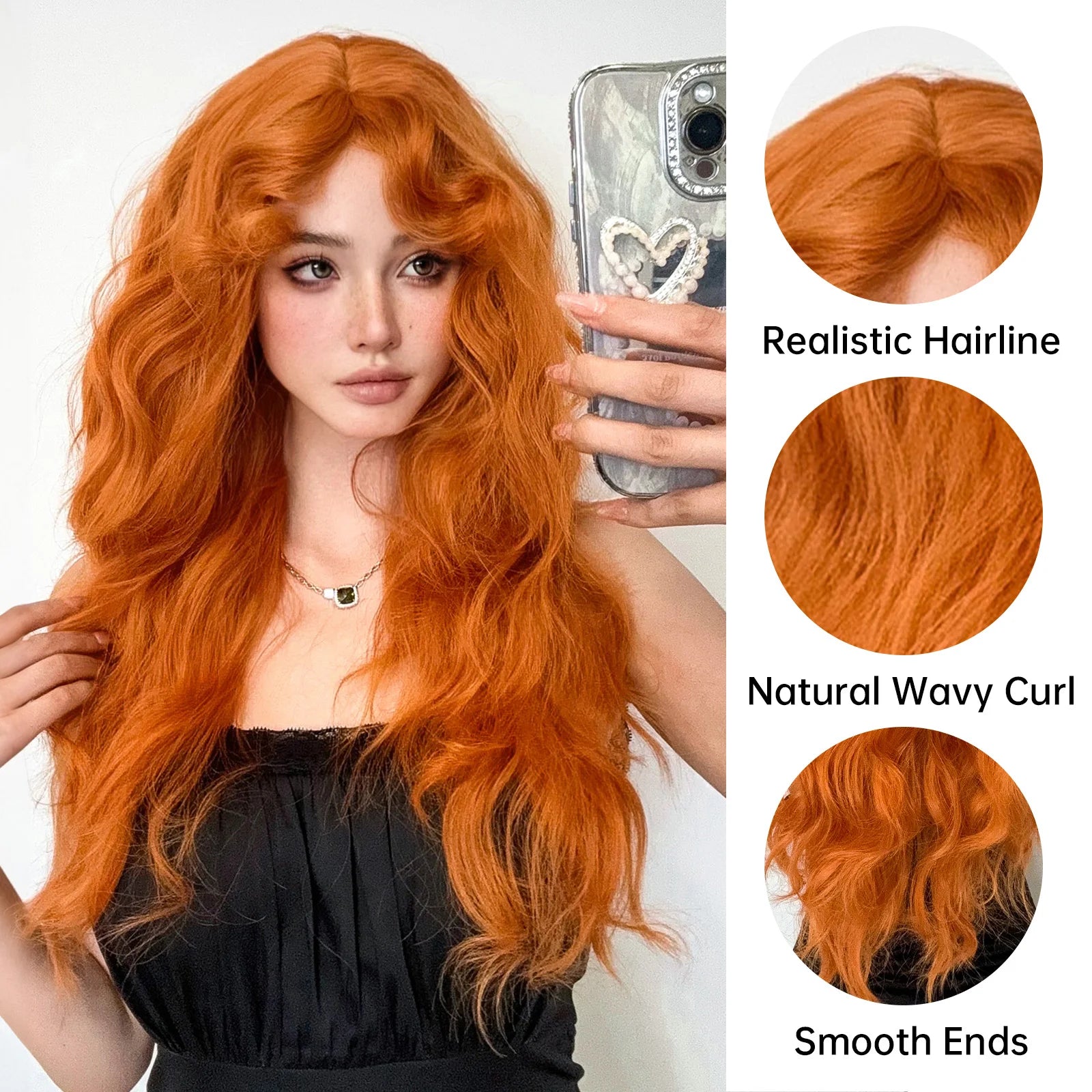 Curly Wig with Bangs – Heat-Resistant Cosplay & Party Wig - candletown.net