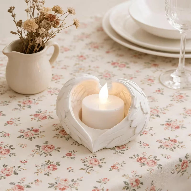 Angel Wings Tea Light Candle Holder