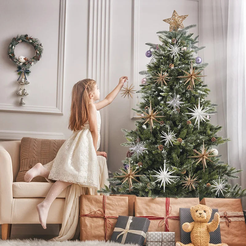 Gold Exploding Star Hanging Ornament - candletown.net