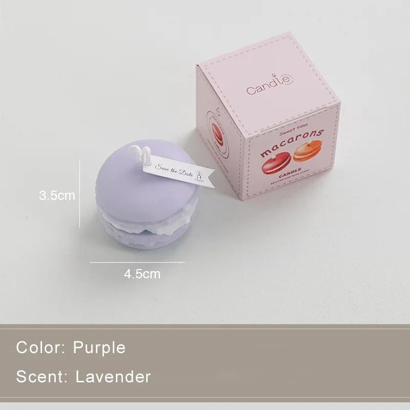 Scented Macaron Candles - Adorable Pastel Color Candle For Gift And Decoration - candletown.net