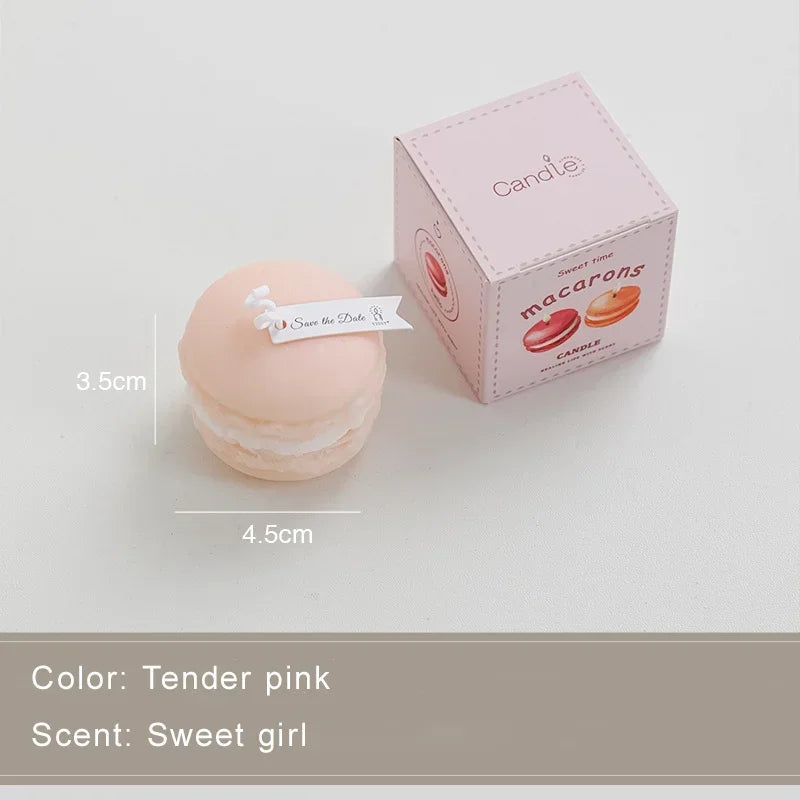 Scented Macaron Candles - Adorable Pastel Color Candle For Gift And Decoration - candletown.net