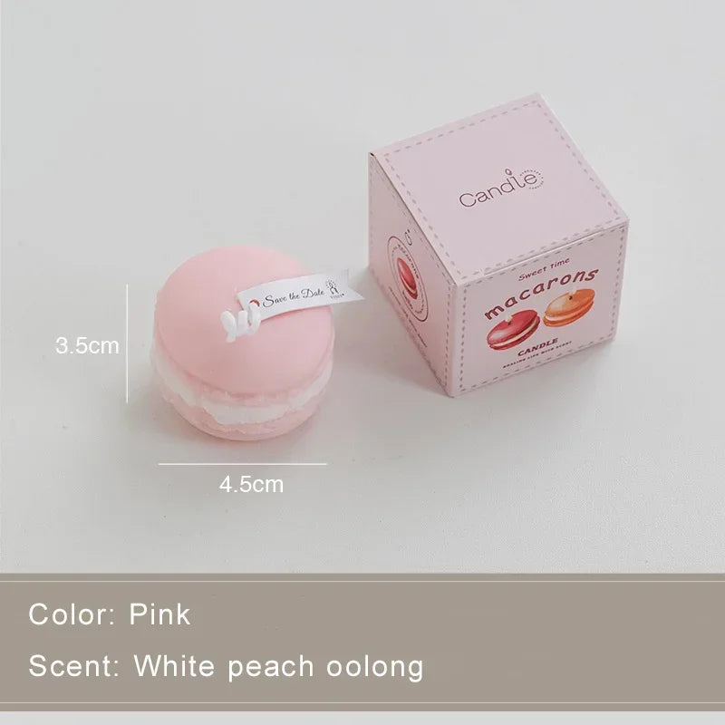 Scented Macaron Candles - Adorable Pastel Color Candle For Gift And Decoration - candletown.net