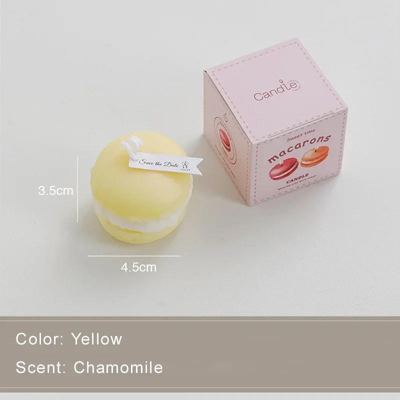 Scented Macaron Candles - Adorable Pastel Color Candle For Gift And Decoration - candletown.net