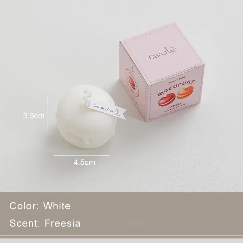 Scented Macaron Candles - Adorable Pastel Color Candle For Gift And Decoration - candletown.net