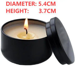 18h Citronella Candle – Natural Mosquito Repellent in Black Tin - candletown.net