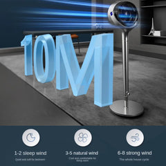 Modern Quiet Air Circulator Floor Fan with Remote Control - candletown.net