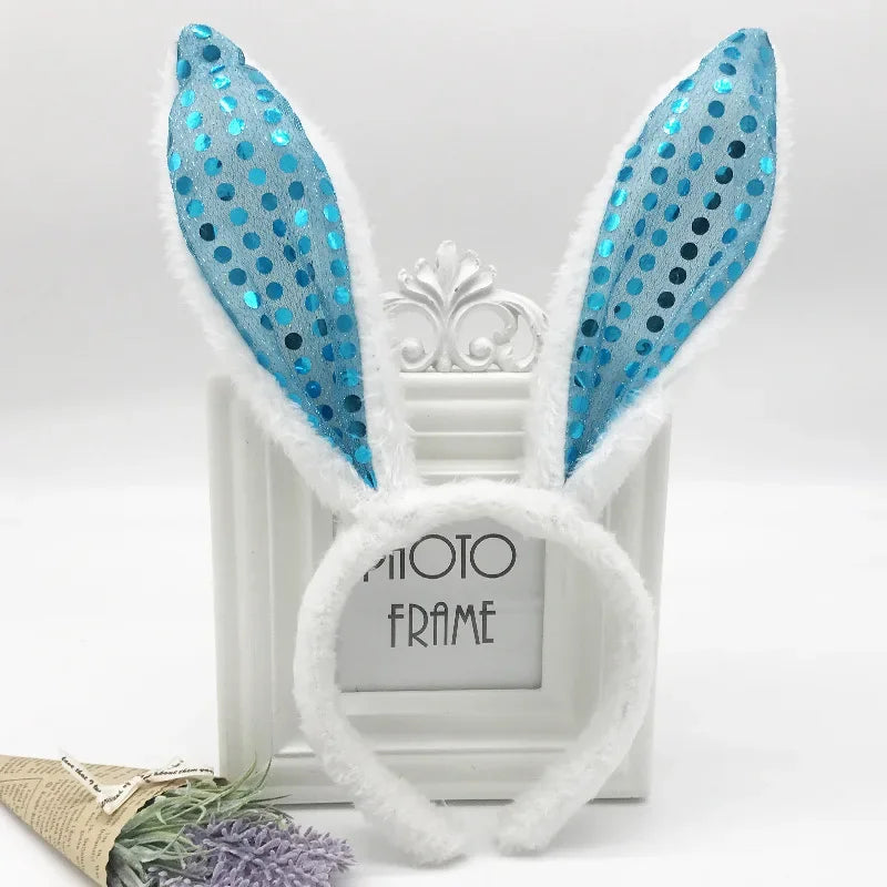 Plush Bunny Ears Headband – Cute & Soft for Easter & Cosplay - candletown.net
