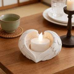 Angel Wings Tea Light Candle Holder