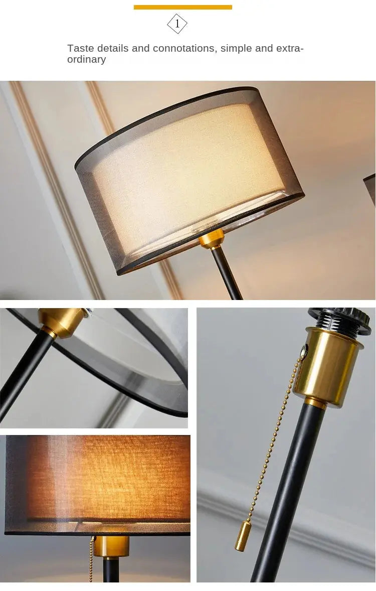 American Gold Table Lamp – Nordic Modern Luxury Design - candletown.net