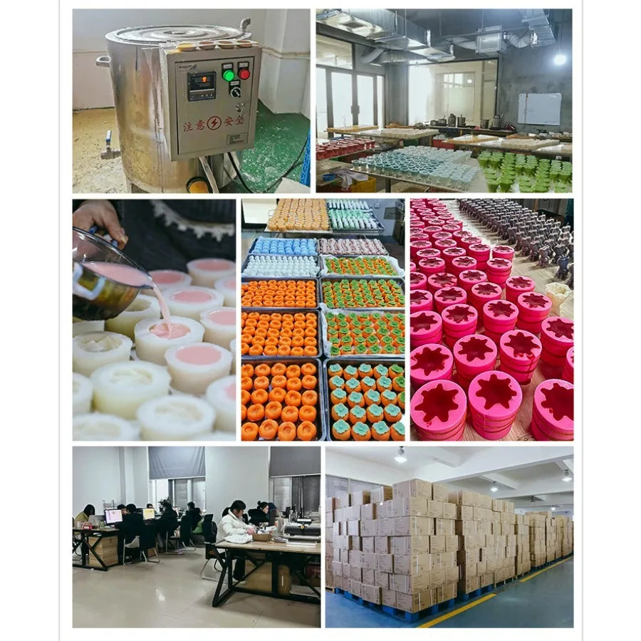 Pastel Heart Cube Soy Wax Candle – Sculptural Decor & Gift - candletown.net