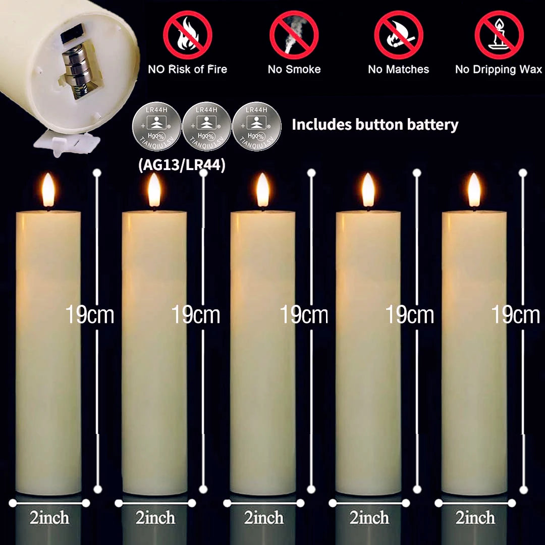 Flameless LED Candles Bulk Set - candletown.net