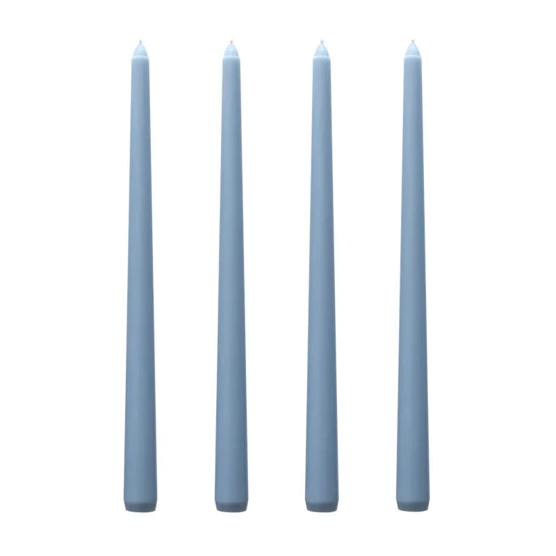 4pcs Colored Taper Candles – Elegant Long Dinner Set - candletown.net