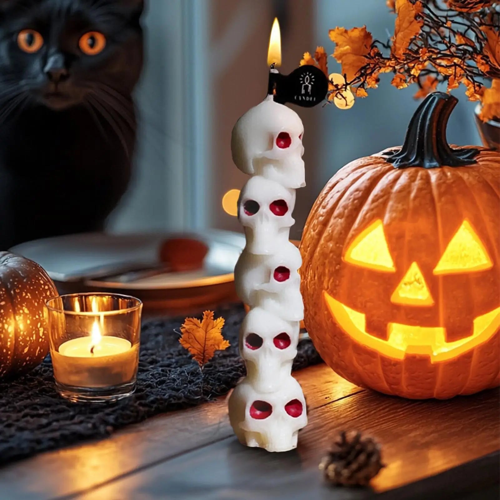 Halloween Scented Candle – Skull, Pumpkin & Finger Shapes - candletown.net