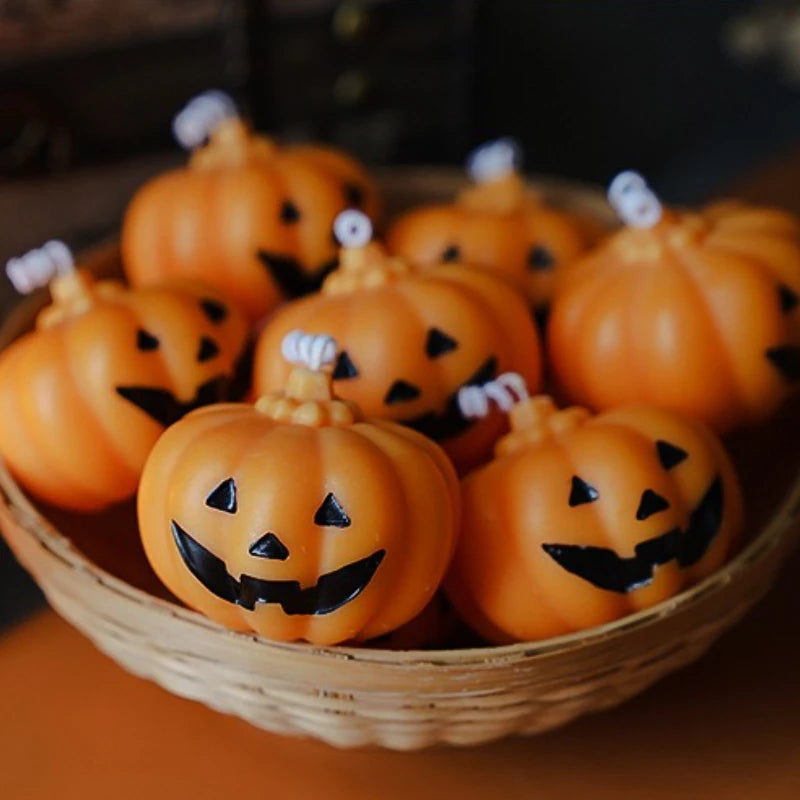 Handmade Halloween Scented Candles – Skull, Pumpkin & Tombstone Designs - candletown.net