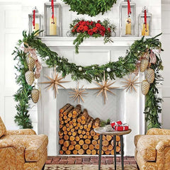 Gold Exploding Star Hanging Ornament - candletown.net