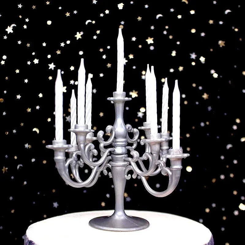 Cake Candle Set with Holders (9pcs) - candletown.net