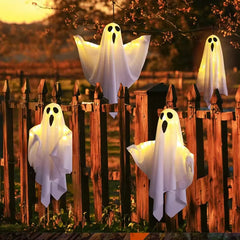 Halloween Ghost LED Hanging Decoration – Spooky Prop - candletown.net