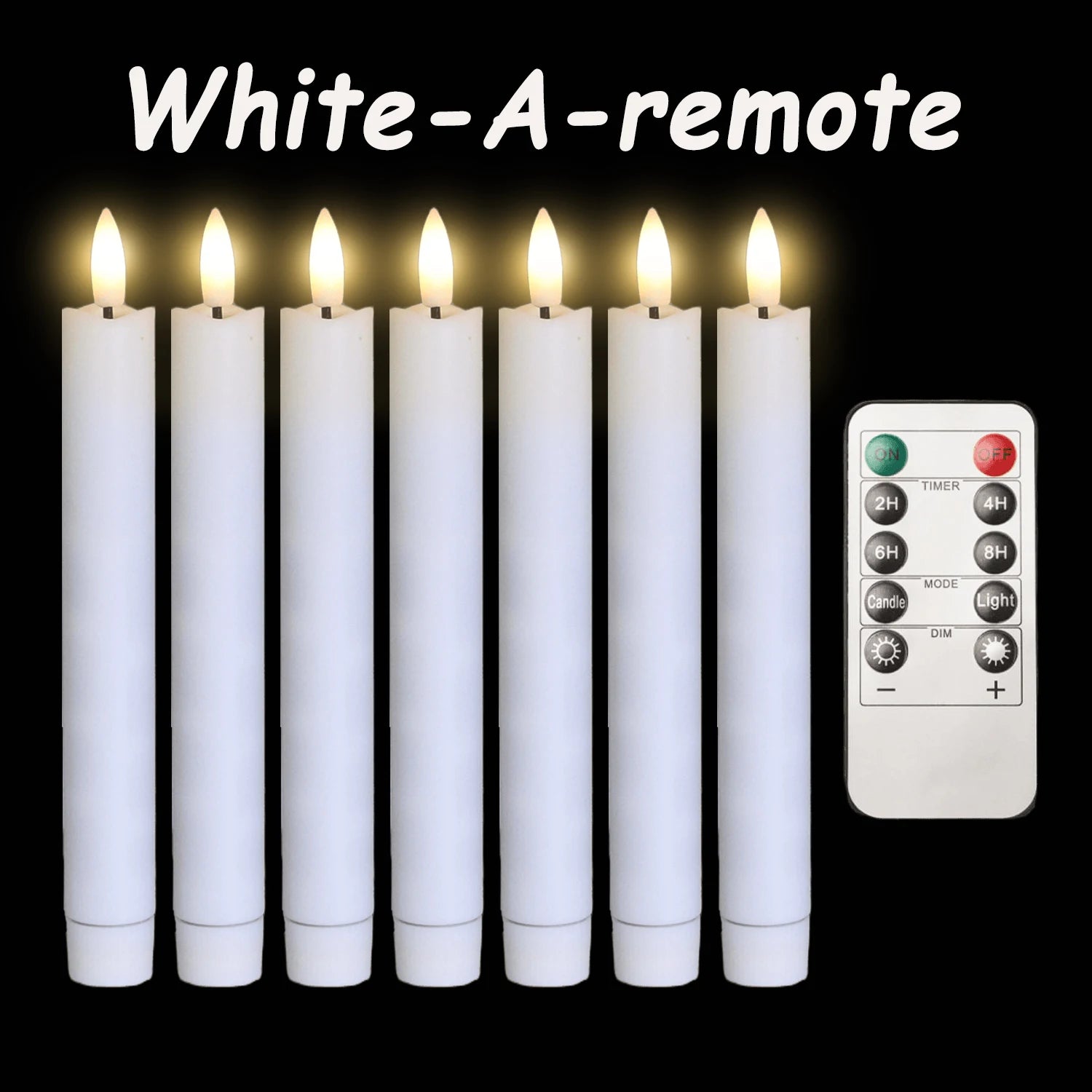 Flameless LED Taper Candles (12–300PCS) - candletown.net