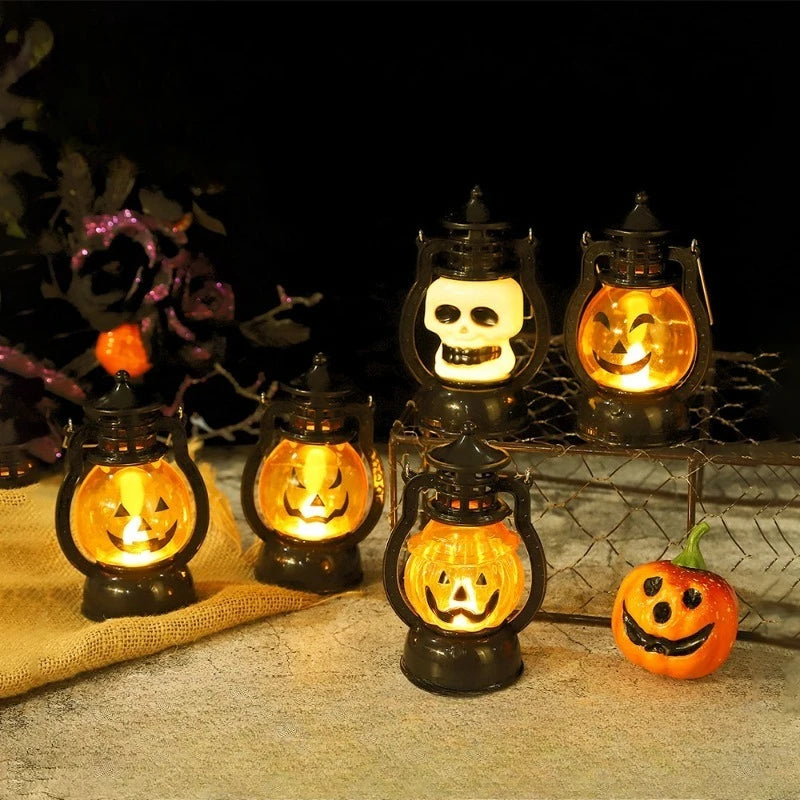 LED Halloween Pumpkin or Skull Lamp – Flameless Vintage Light - candletown.net