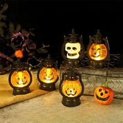 LED Halloween Pumpkin or Skull Lamp – Flameless Vintage Light - candletown.net