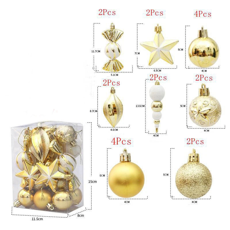 20/29pcs Christmas Ball Decoration Set - candletown.net